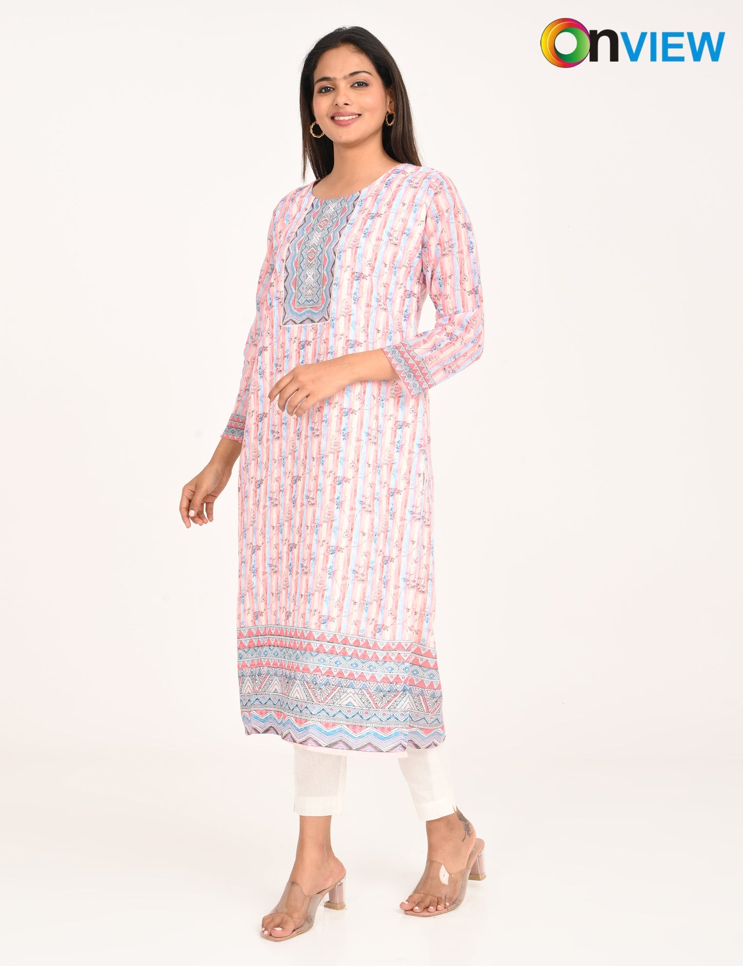 ONVIEW | 544 | CHIKANKARI WORK WITH DIGITAL PRINT