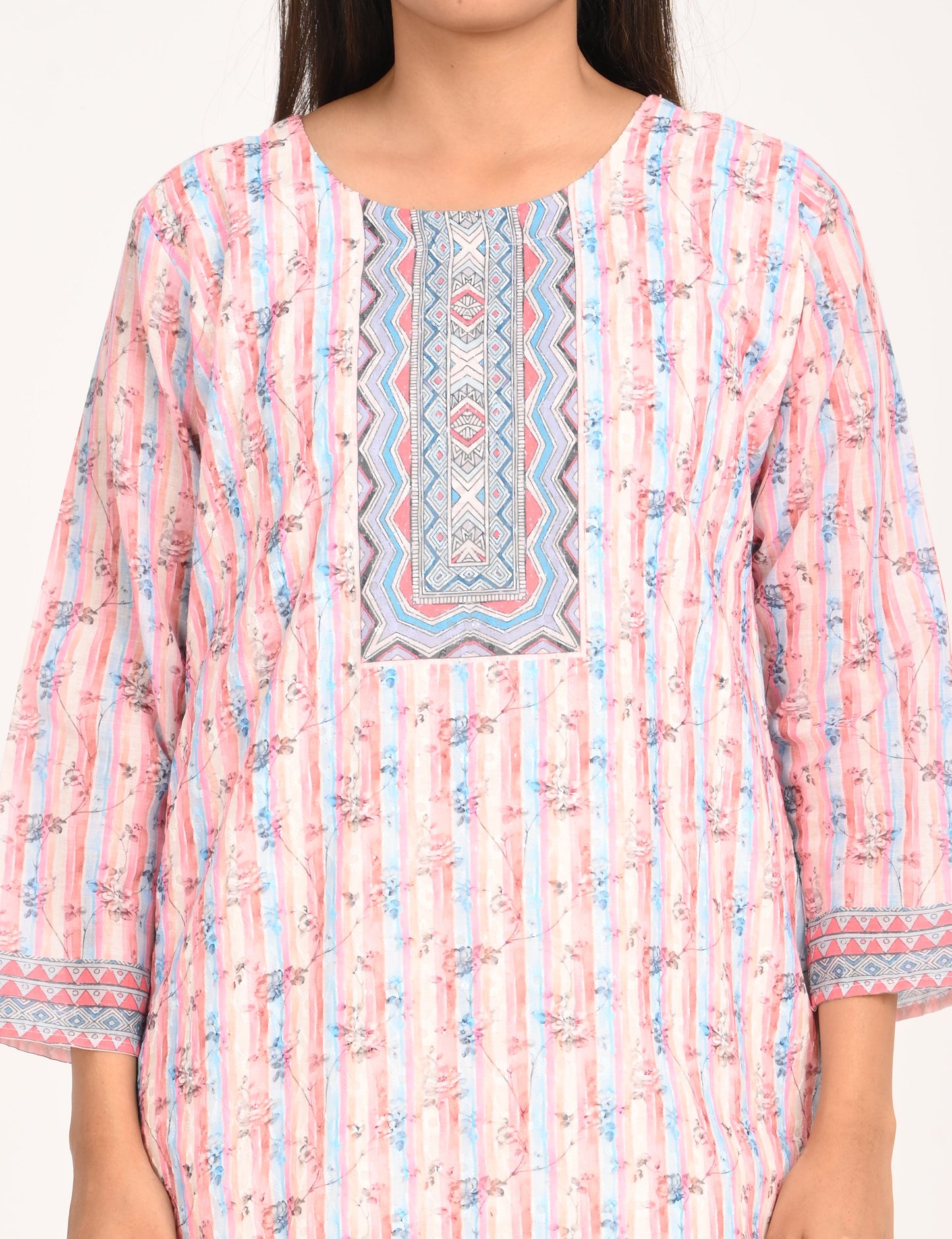 ONVIEW | 544 | CHIKANKARI WORK WITH DIGITAL PRINT
