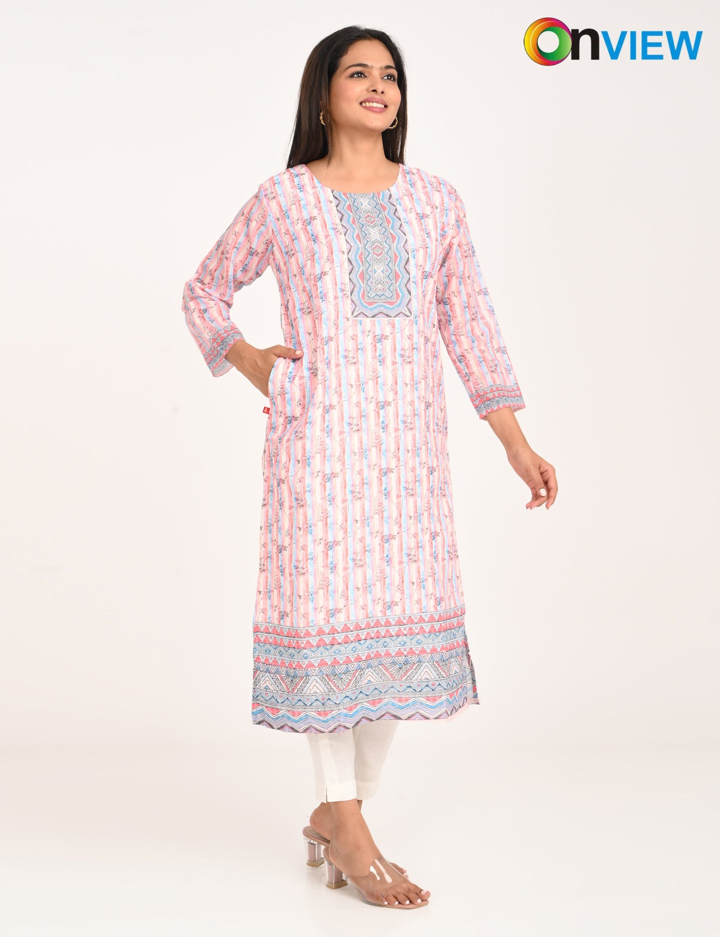 ONVIEW | 544 | CHIKANKARI WORK WITH DIGITAL PRINT