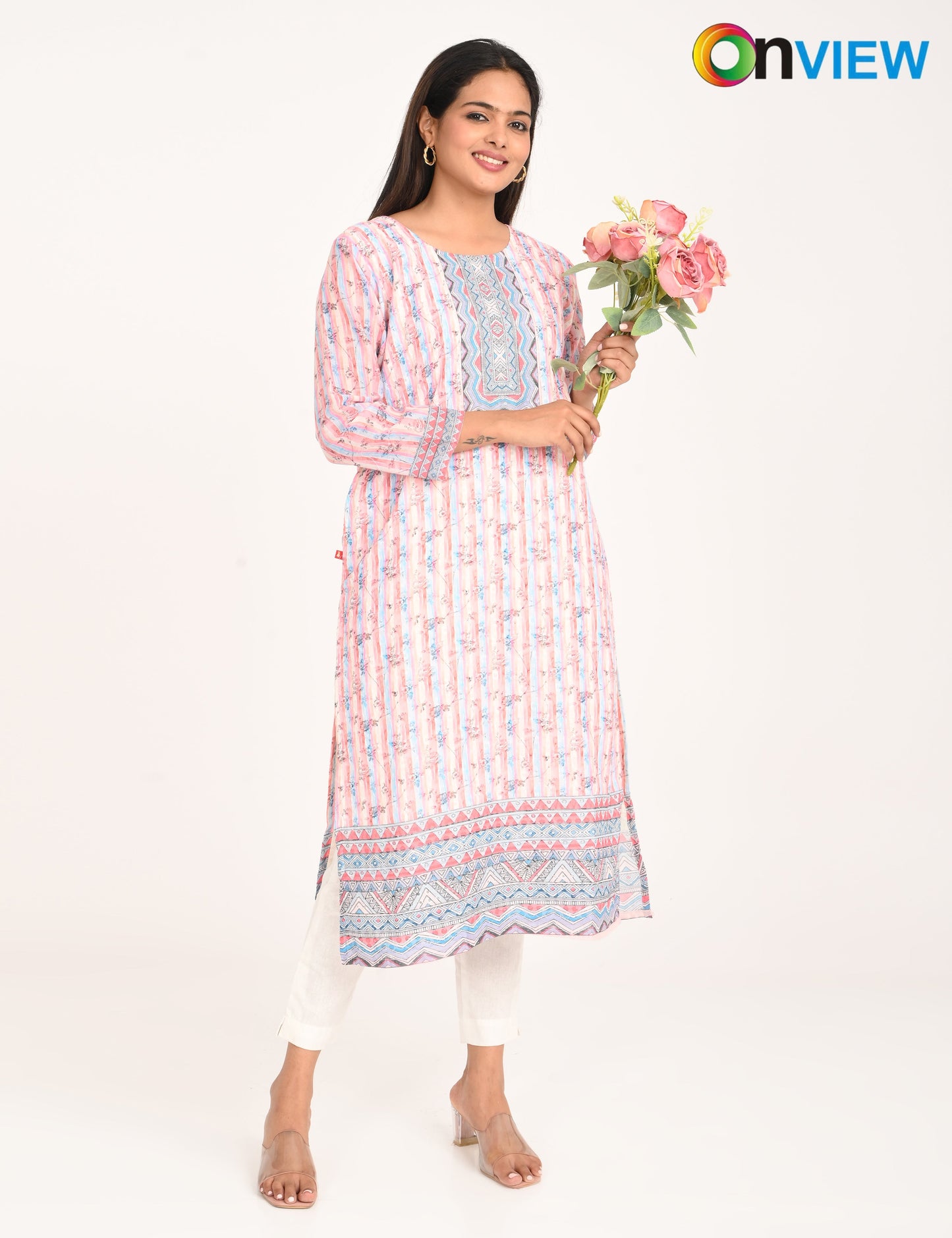 ONVIEW | 544 | CHIKANKARI WORK WITH DIGITAL PRINT