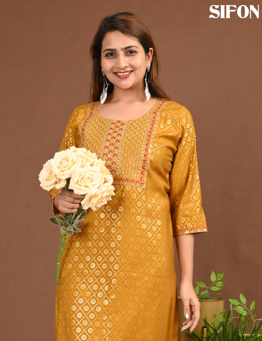 SIFON | 1701 | ROMAN SILK BIG EMBROIDERY