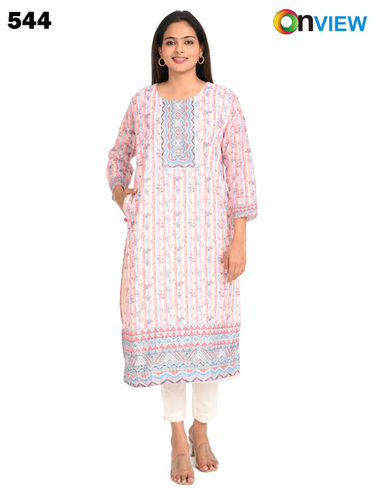 ONVIEW | 544 | CHIKANKARI WORK WITH DIGITAL PRINT