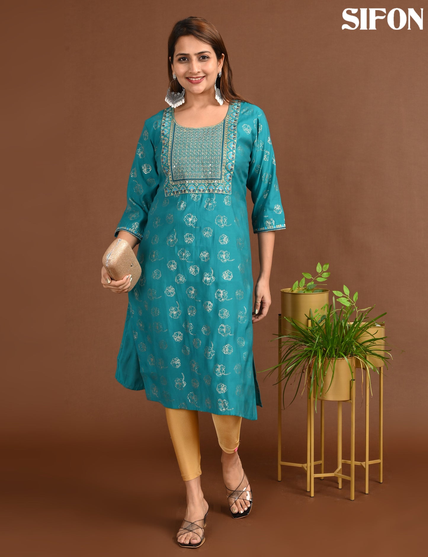 SIFON | 1704 | ROMAN SILK BIG EMBROIDERY