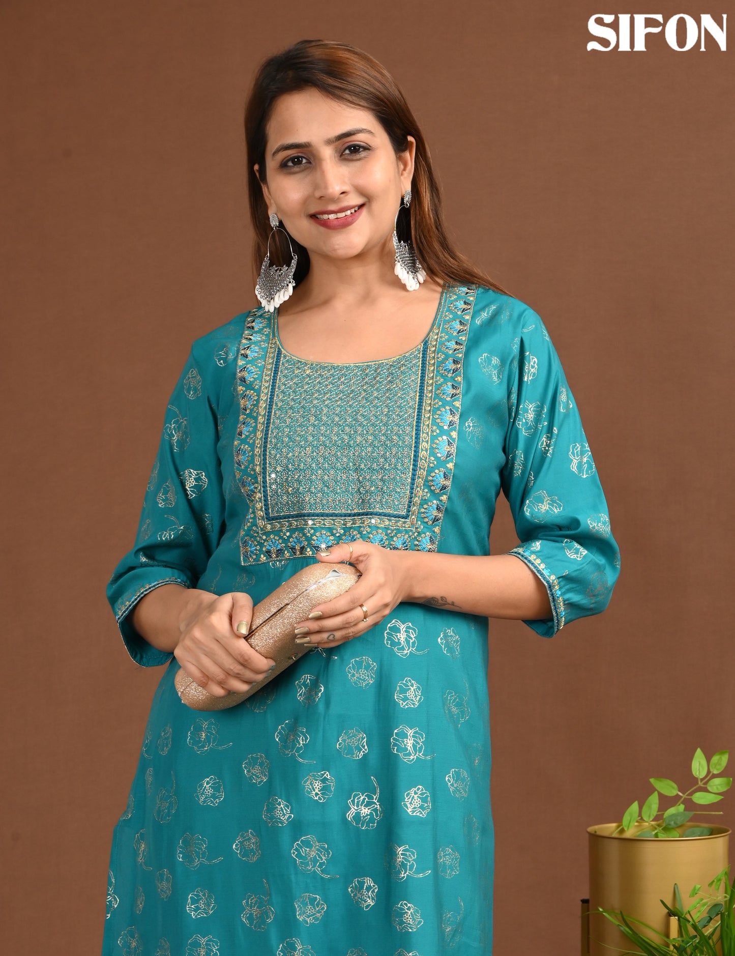 SIFON | 1704 | ROMAN SILK BIG EMBROIDERY